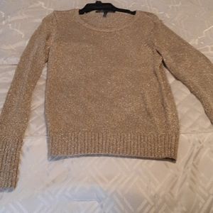 Gold sparkly sweater